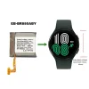 New Battery EB-BR880ABY for Samsung Galaxy Watch 4 (40mm) SM-R860 SM-R865,Galaxy Watch 4 Classic (42mm) SM-R880 SM-R885 - Image 4